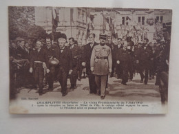 70 - Haute Saone - Champlitte - Le Président De La République , Mr. Millerand - Le Défilé  - Animée  - Réf.77B - - Champlitte