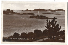 35 Dinard - Saint Enogat -  Vue Vers Le Fort De Harbour Et L'ile De Cezembre - Dinard