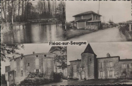 FLEAC Sur Seudre Souvenir Multi Le Centre Du Bourg - Sonstige & Ohne Zuordnung