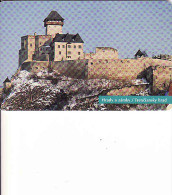 Slowakei, 25/96, Treniansky Hrad, Schloss Trenín, Chip, Tirage 50 000 - Eslovaquia