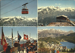 11701302 St Moritz GR Luftsteilbahn Mit Bernina Gruppe Corviglia Piz Nair St. Mo - Autres & Non Classés