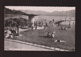 CPSM Dentelée - 73 - Aix-les-Bains - La Plage - Animée - Circulée En 1954 - Aix Les Bains