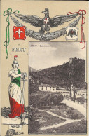 Cpa Arco, Collection FERT, Devise Et Blason De La Maison De Savoie, Panorama - Autres & Non Classés