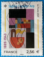 France 2021 : Série Artistique "le Bateau" N° 5492 Oblitéré - Used Stamps