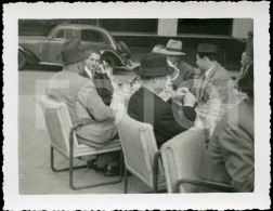 1940s ORIGINAL AMATEUR PHOTO FOTO CAFE CENTRAL ESTREMOZ ALENTEJO ESPLANADA PORTUGAL AT148 - Luoghi