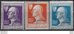 1927 Eritrea Volta 3v. Mc MNH Sassone N. 120/22 - Otros & Sin Clasificación