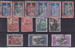 1928 Regno Di Italia, N. 226/238, Emanuele Filiberto , La Serie Usata Di 13 Valo - Otros & Sin Clasificación