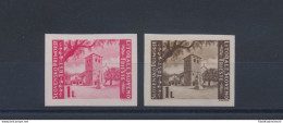 1946 LITORALE SLOVENO, N°  60A/60B - Cattedrale Di San Giusto - Non Dentellati  - Jugoslawische Bes.: Slowenische Küste