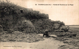 K0505 - THARON - D44 - Pointe De Rochers Sur La Plage - Tharon-Plage