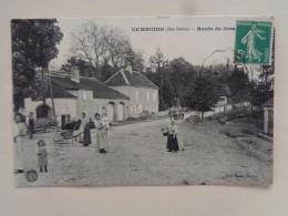 70 - Haute Saone - Cemboing - Route De Jussey - Belle Animation  - Réf.77B - - Sonstige & Ohne Zuordnung