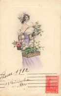 M.M. VIENNE N°276 (Munk) - Femme Au Panier De Fleurs. - Vienne