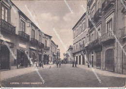 Af871 Cartolina Lucera Corso Umberto I Provincia Di Foggia Puglia - Foggia