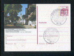 "BUNDESREPUBLIK DEUTSCHLAND" 1983, Bildpostkarte Mit Bildgleichem Stempel Ex "BAD KOHLGRUB" (L1198) - Illustrated Postcards - Used