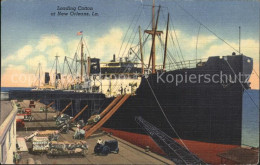 11701055 New_Orleans_Louisiana Loading Cotton Steamer Port - Andere & Zonder Classificatie