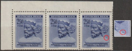 22/ Pof. 105, Plate Flaw, Stamps Position 3, Print Plate 1 And 2 - Nuovi