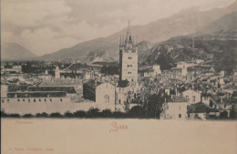 Italy - Piemonte // Susa (Torino) Panorama   Ca 1899 Ed. Bardi - Other & Unclassified