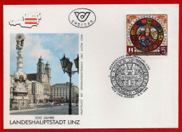 FDC  500 Jahre Landeshauptstadt Linz Vom 9.3.1990 - FDC