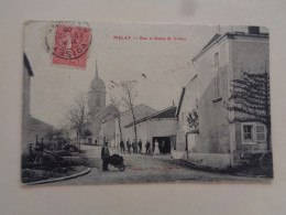 52 - Haute Marne - Melay - Rue Et Route De Voisey - Animée  - Réf.77B - - Sonstige & Ohne Zuordnung