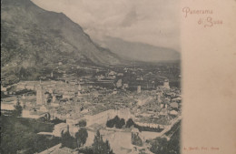 Italy - Piemonte // Susa (Torino) Panorama No. 2.  Ca 1899 Ed. Bardi - Andere & Zonder Classificatie