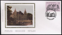 FDC SOIE / ZIJDE 2513 - 19/06/1993 - Touristique Beveren-Waas (1 Pli, Oblitération 9120 Beveren-Waas) - 1991-2000