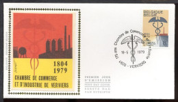 FDC SOIE / ZIJDE 1937 - 19/05/1979 - Verviers (1 Pli, Oblitération 4800 Verviers) - 1971-1980