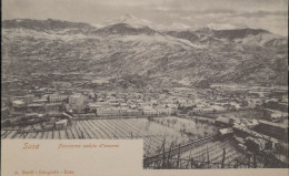 Italy - Piemonte // Susa (Torino) Panorama No. 3.  Ca 1899 Ed. Bardi - Sonstige & Ohne Zuordnung