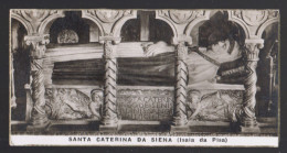 VECCHIO SANTINO - SANTA CATERINA DA SIENA - ISAIA DA PISA - FOTOGRAFICA - HOLY CARD - IMAGE PIEUSE (H893) - Santini