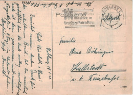 Dahm's Gaststätte - Feldpost Koblenz 1941 > Kallstadt - Mitarbeit Im Roten Kreuz - Feldpost World War II