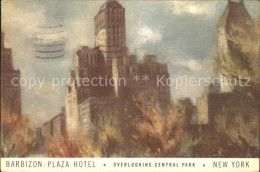 11700841 New_York_City Barbizon Plaza Hotel Overlooking Central Park K?nstlerkar - Autres & Non Classés