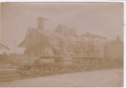 Photo De Particulier Albuminée Chemin De Fer Trains Locomotive Immatriculé EST 3829 Modèle A Identifier   Réf 30273 - Treni