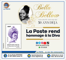 Togo  2023 Tribute To Bella Bellow. (307) OFFICIAL ISSUE - Música
