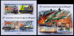 Togo  2023 80th Anniversary Of The End Of The Battle Of Leningrad. (312) OFFICIAL ISSUE - 2. Weltkrieg