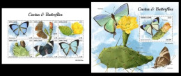Sierra Leone  2023 Cactus & Butterflies. (303) OFFICIAL ISSUE - Farfalle