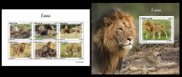 Sierra Leone  2023 Lions. (306) OFFICIAL ISSUE - Felinos