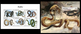 Sierra Leone  2023 Snakes. (308) OFFICIAL ISSUE - Slangen