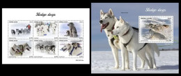 Sierra Leone  2023 Sledge Dogs. (318) OFFICIAL ISSUE - Chiens