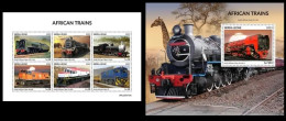 Sierra Leone  2023 African Trains. (319) OFFICIAL ISSUE - Eisenbahnen