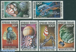 Togo 1978 Venus Space Flights 6v, Mint NH, Transport - Space Exploration - Togo (1960-...)