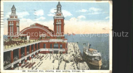 11700712 Chicago_Illinois Municipal Pier Boat Landing Steamer - Other & Unclassified