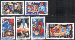 Niger 1963 Handicrafts 6v, Mint NH, Art - Handicrafts - Níger (1960-...)