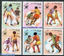 Cape Verde 1982 World Cup Football 6v, Mint NH, Sport - Football - Islas De Cabo Verde