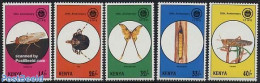 Kenia 1995 Insects 5v, Mint NH, Nature - Butterflies - Insects - Otros & Sin Clasificación