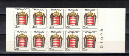 MONACO  Timbres Neufs ** De 1987  ( Ref  MC575 ) Carnet N° 1 - Ongebruikt