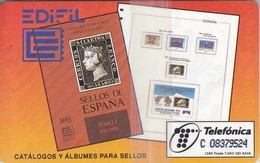TARJETA DE ESPAÑA DE VARIOS SELLOS DE TIRADA 7000 NUEVA-MINT (STAMP) - Postzegels & Munten