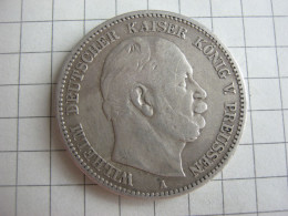 Prussia 2 Mark 1877 A - 2, 3 & 5 Mark Silber