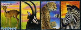 Togo 1996 Rare Animals 4v, Mint NH, Nature - Animals (others & Mixed) - Cat Family - Zebra - Togo (1960-...)