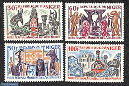 Niger 1966 African Art 4v, Mint NH, Various - Folklore - Art - Art & Antique Objects - Níger (1960-...)