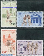 Niger 1972 Olympic Games 4v, Mint NH, Sport - Athletics - Boxing - Football - Olympic Games - Atletismo