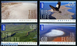 Australia 2011 Lake Eyre 4v, Mint NH, Nature - Birds - Nuevos