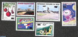 Benin 1983 Overprints 6v, Mint NH - Nuevos